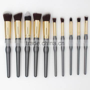 10pcs Gray Frosted Makeup Brushes Curve Design Popularity photo-2
