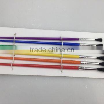 6pc Art Nylon Brush, Oil Painting Brush With Aluminium Ferrule. Trade Assurance. photo-3