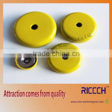 Colorful High Quality Strong Wall Mount Round Base Magnet photo-5