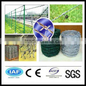 wholesale China CE&ISO certificated barbed wire different types(pro manufacturer)