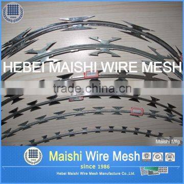 Galvanized Razor Barbed Wire/Safety Razor Blade Fence photo-2