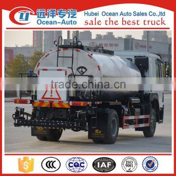 NEW Howo Brand 10cubic Meter Intelligent Asphalt Distributor Truck With Half Intelligent Machine for Sale photo-3