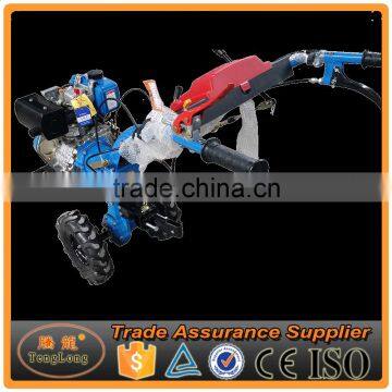 Gear Driven Diesel Power Tiller With High Quality Cultivator Parts Spring Tooth