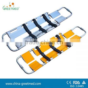 medical aluminum alloy portable scoop stretcher