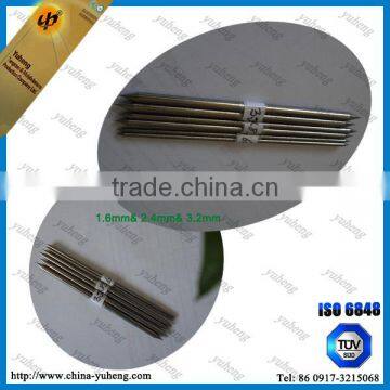 75mm wolfram wce20 preground electrodes for welding boat