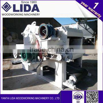 LIDA Electric Drum Wood Chipper LDBX216 Producng Wood Chips With CE For Sale photo-3