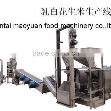 Blanched peanut processing line