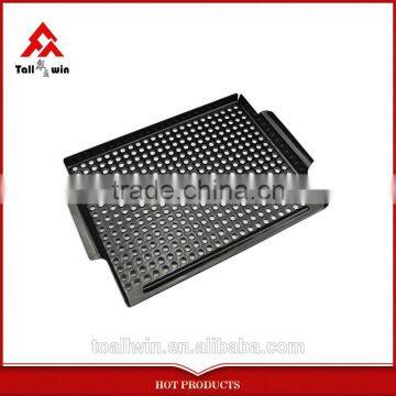 High Quality Carbon Steel BBQ Grill Pan With Removable Handles photo-6