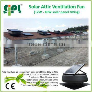 Farm Equipment 14 Inch 15 Watt Solar Energy dc Electric Exhaust Fan Conservatory Roof Fan photo-3