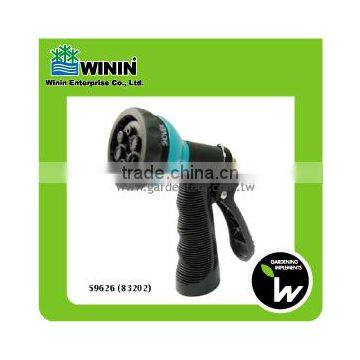 6-Pattern Grip Metal Water Gun Trigger Nozzle