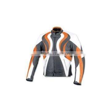 Custom Leather Motorbike Jacket S&C-618