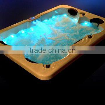 Whirlpools bathtub with LED lighting and music