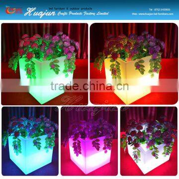 Cheap Waterproof Outdoor Glow LED Flower Pot