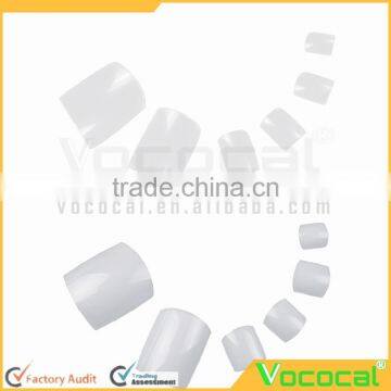 500 PCS Women Ladies Home Salon ABS Artificial False Toenails Toe Nail Art Tips Decoration photo-5