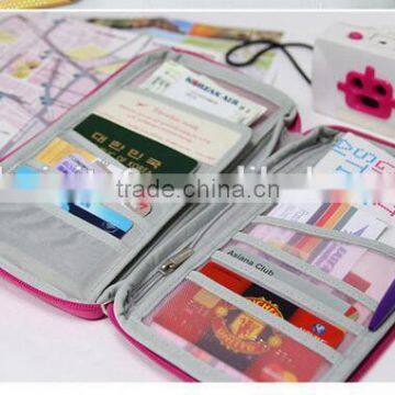 CY151 Travel Card Cash Document Organizer Wallet Rfid Blocking Passport Holder photo-4