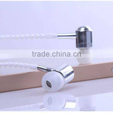 Creative Zipper Metal Earphone OEM Luminous Earphones photo-6