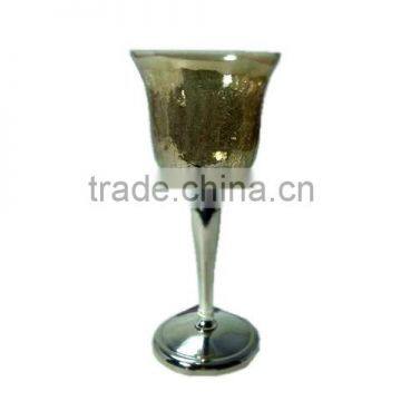 Metal Hurricane Glass Candle Holder photo-4