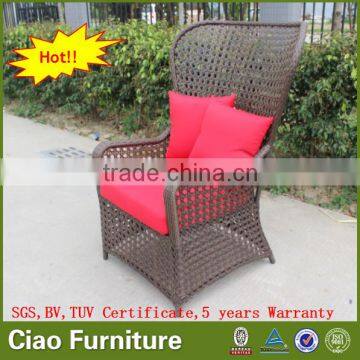 Synthetic Rattan Garden Furniture High Back Chair Leisure Chair photo-5
