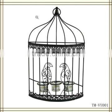 Decorative Birdcage with Tealight Holders