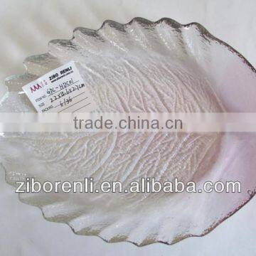 Clear Leaf Shaped Plates