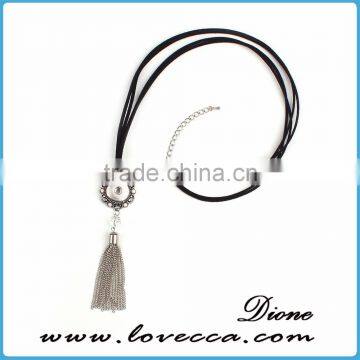 2016 new design 18mm charm snap necklace