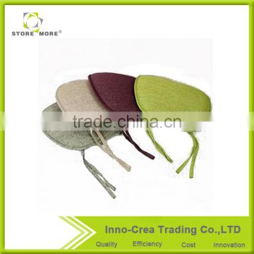 Colourful Linen Spone Plastic Seat Chair Cushion