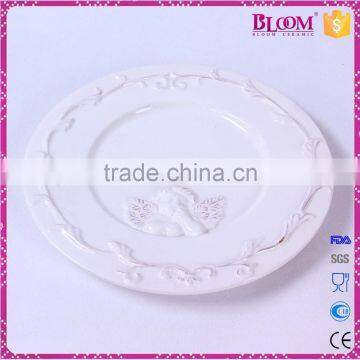 Hot Sale Wholesale Ceramic White Dinner Plate photo-2