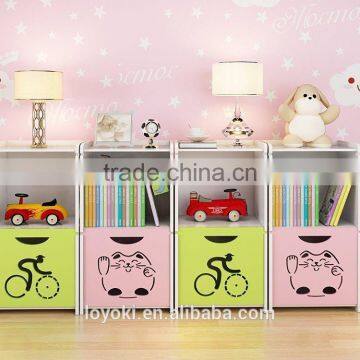 Hot Selling Wood Doors Designs Modern Cute Bedside Cabinet photo-4