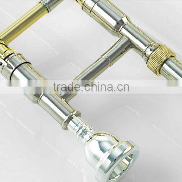 Chinese Bb Key Sliding Alto Trombone photo-5