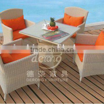 High quality rattan table&chairs,Rattan/wicker outdoor furniture at factory price