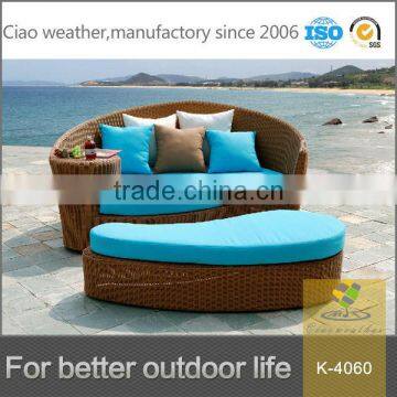 Modern Round Big Luxury Outdoor Sun Bed