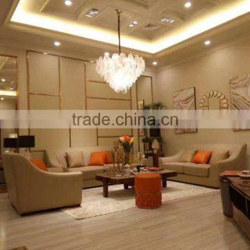 Home Decor Stainless Steel Mother of Pearl Wall Mirror photo-6