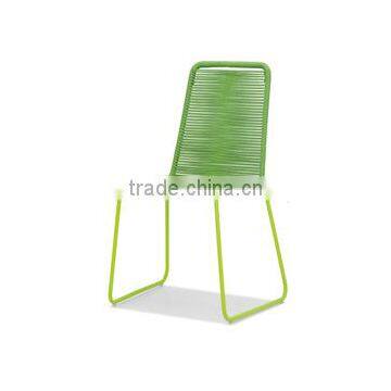 Steel Rope weaving dining chair for outdoor