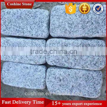 Coshine stone provided grey G603 granite tumbled cobble paving stone