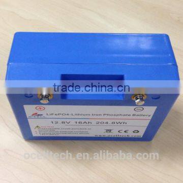 12V16Ah LiFePO4 Battery with UN UL CE CB for solar kits