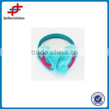 Unique Designs Sky blue Star Plush Earmuffs