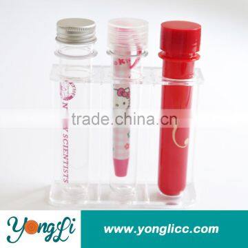 Empty Plastic Bottles Yellow Cap Blood Test Tube