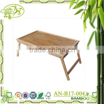 2016 Aononhg eco-friendly folding bamboo table computer table bed table