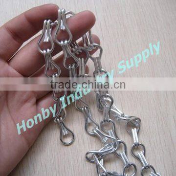 Fashionable Silver Color Aluminum Hook Link Chain Curtain