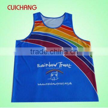 2014 fashion and cheap custom design plain singlets gym singlets t shirt