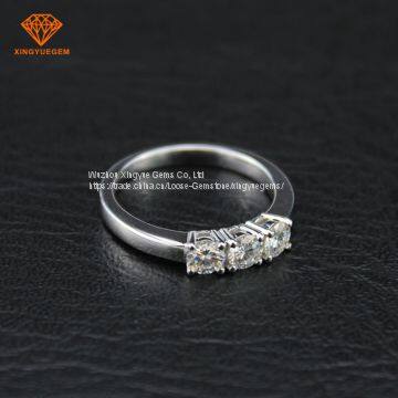 Classic Design Suprior Sparkle Synthetic Jewelry 18/14kg Gold Moissanite Ring Hotsells in Italy​ Market photo-3