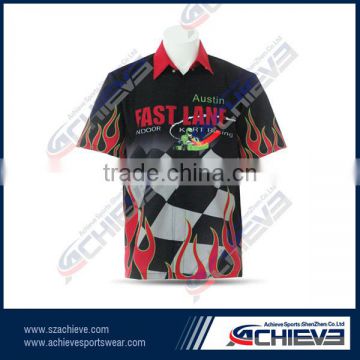 sublimation custom wholesale high quality motor racing t-shirt/dri-fit motorcross jersey