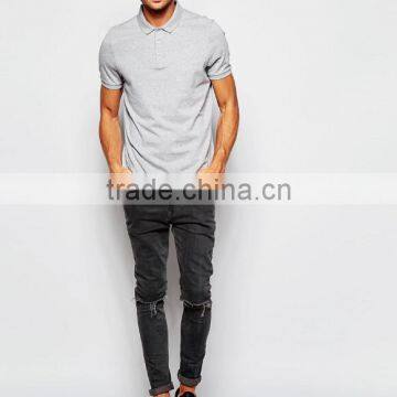 Factory Men's Plain Custom Embroidery High Quality 100% Cotton Men's Polo Shirts photo-2