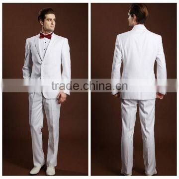 latest white pant coat design men wedding suits pictures