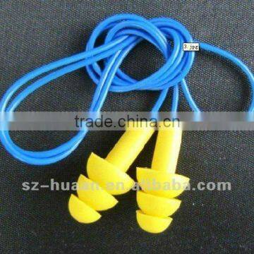 Reusable silicone charm bullet shaped safety earplugs for eye protection