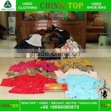 2016 Guangdong Cheap Ladies Red Casual Long Coat Second Hand photo-3