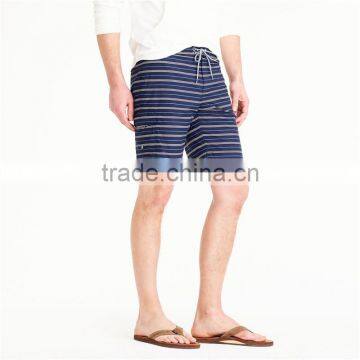 MGOO New Multistripe Design Mens Beach Shorts Casual Dry Fit Shorts With Side Patch Pocket photo-2