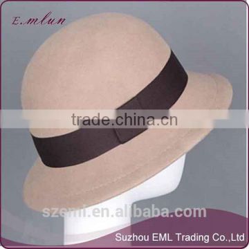 Wholesale Design Your Own 5 Panel Custom Wool Felt Hat