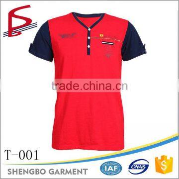 2016 Summer v Neck t Shirt for Men