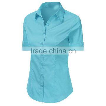 2016 Fashion Business Shirts for Ladies Office Women Working Shirts